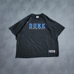 Vintage Duke Blue Devils Nike Elite Series Black Shirt XXL